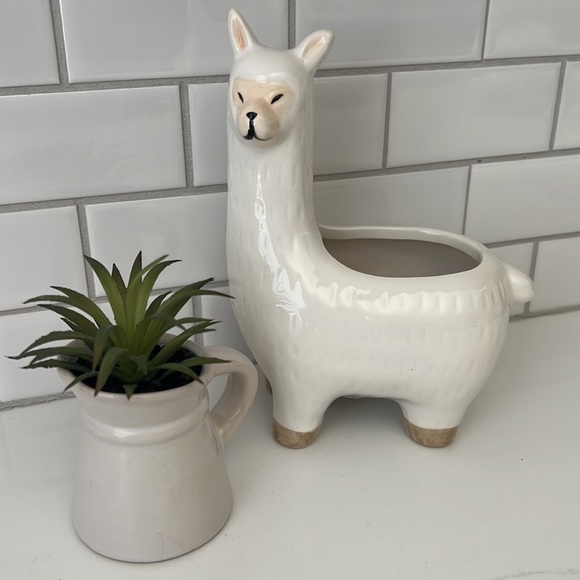 🦙Ceramic Llama Vase - Picture 1 of 12